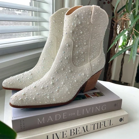 Suede Boots Rhinestone Betsey Johnson Boots Betsey Johnson Emory